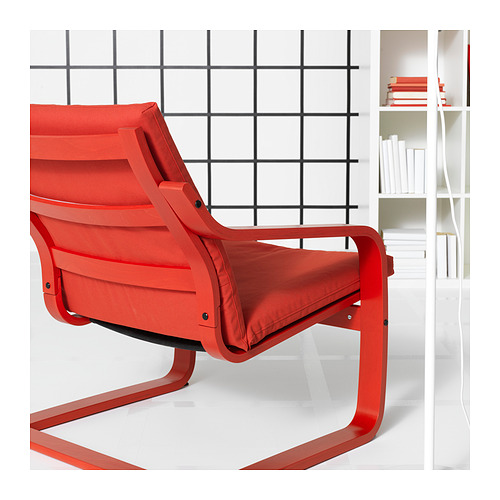 POÄNG, sillón con respaldo bajo. 3 de 9 abrir diálogo