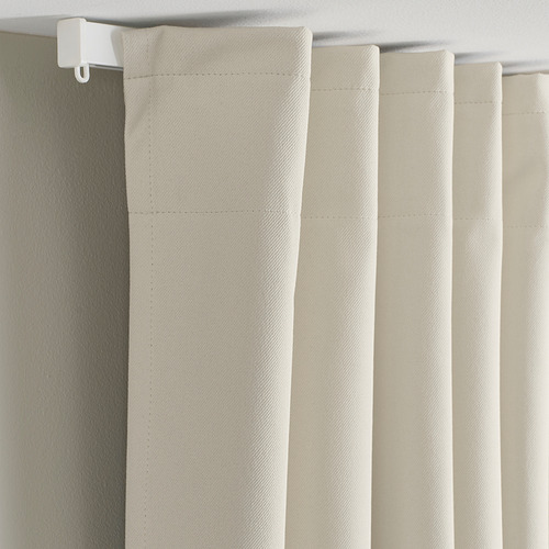 KORGMOTT, cortinas opacas, 1 par. 4 de 9 abrir diálogo