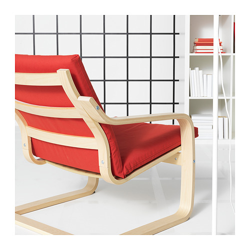 POÄNG, sillón con respaldo bajo. 3 de 7 abrir diálogo