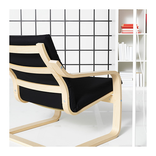 POÄNG, sillón con respaldo bajo. 3 de 7 abrir diálogo