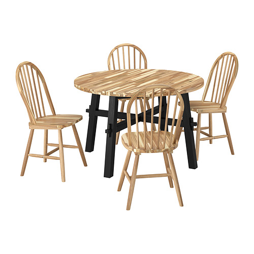 SKOGSTA, round table and 4 chairs. 1 of 4 open dialog