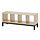 Select colour variation: white stained oak effect/black