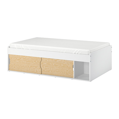 KLIPPUGGLA, bed frame with storage. 1 of 6 open dialog