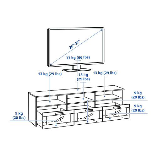 BRIMNES, TV unit. 7 of 7 open dialog