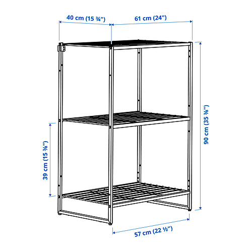 JOSTEIN, shelving unit. 4 of 4 open dialog
