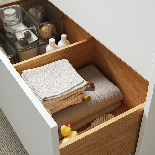 HAVBÄCK / ORRSJÖN, Mueble lavamanos con gavetas y llave DALSKÄR,. 4 de 8 abrir diálogo