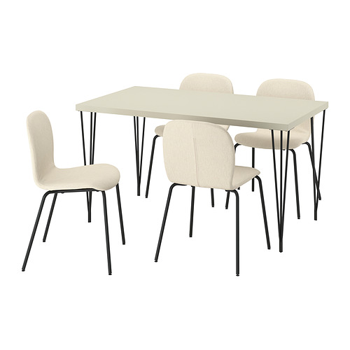 SKÅLSTA, dining table and 4 chairs. 1 of 7 open dialog