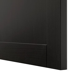 Measurement Illustration - BESTÅ floor shelf unit with door