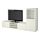 Select colour variation: LAPPVIKEN white/SINDVIK clear glass, 94 1/2 "x16 1/2 "x50 3/4 "