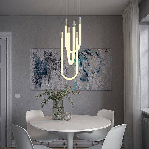 VARMBLIXT, lámpara colgante+LED. 4 de 5 abrir diálogo