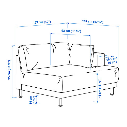UPPÅKRA, 1.5-seat module with right armrest. 8 of 8 open dialog