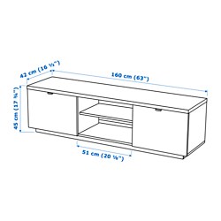 Measurement Illustration - BYÅS TV unit