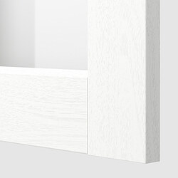 SEKTION corner wall cab w carousel/glass dr