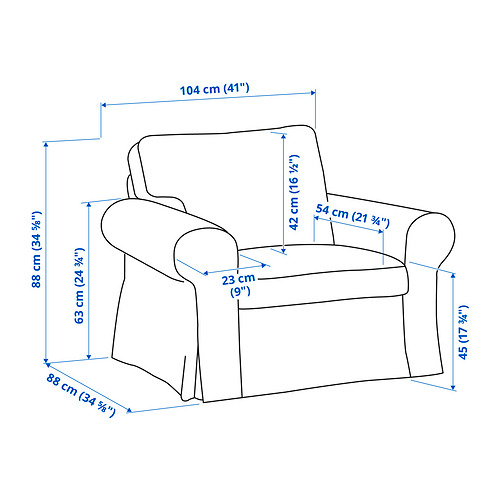 UPPLAND, sillón. 5 de 5 abrir diálogo