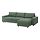 Select colour variation: with wide armrests/Knäbäck gray-green