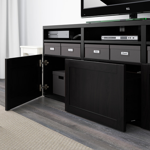 BESTÅ, TV storage combination with drawer rail, push-open. 7 of 10 open dialog