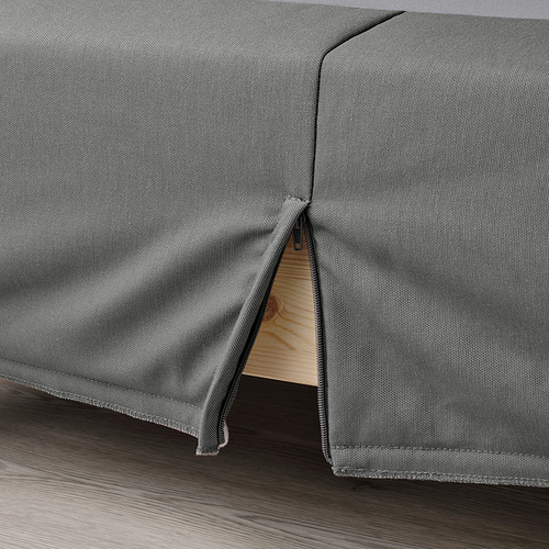 LYNGÖR, base de cama con tablillas y patas. 5 de 6 abrir diálogo