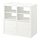 Select colour variation: with 2 doors/with 2 shelf inserts white