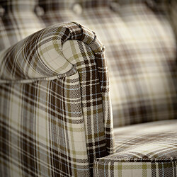 Measurement Illustration - STRANDMON wing chair with ottoman