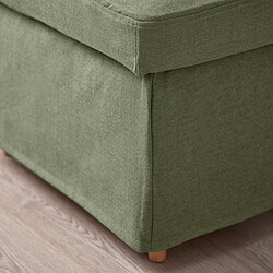 STRANDMON slipcover for ottoman