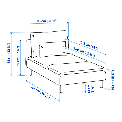 SÖDERHAMN, chaiselongue. 8 de 8 abrir diálogo