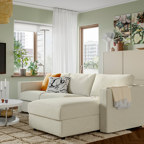 VIMLE, sofa with chaise. 2 of 6 open dialog