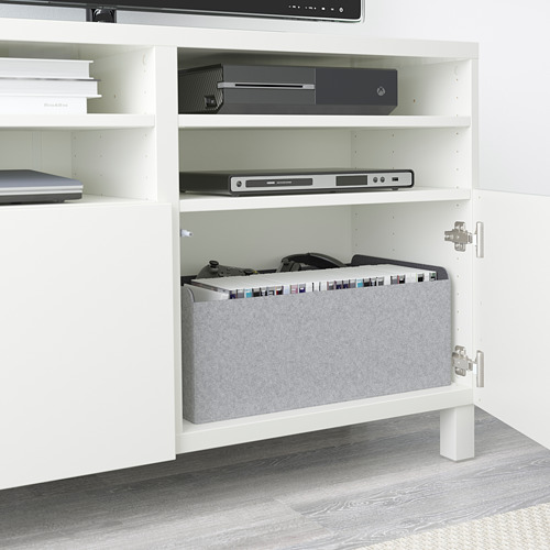 BESTÅ, banco para TV con puertas. 6 de 9 abrir diálogo