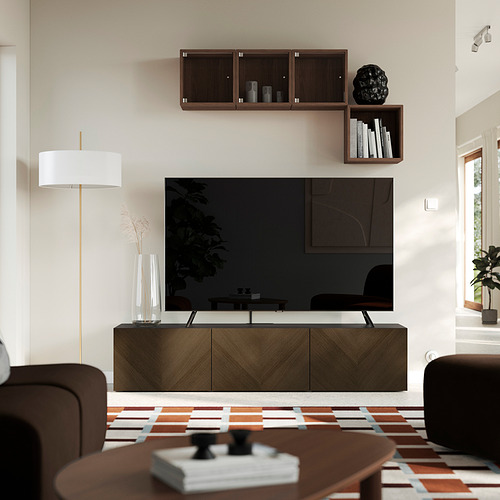 BESTÅ, TV bench with doors. 3 of 9 open dialog