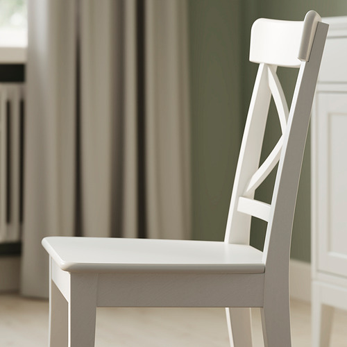 ROSENTORP, extendable dining table and 4 chairs. 6 of 8 open dialog