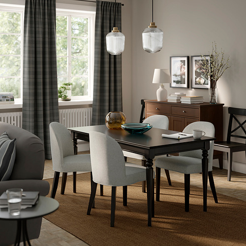 ROSENTORP, extendable dining table. 2 of 6 open dialog