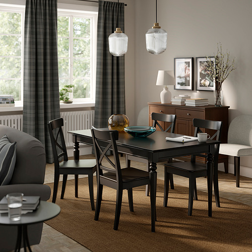 ROSENTORP, extendable dining table. 4 of 6 open dialog
