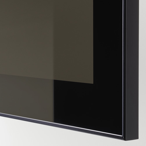 Measurement Illustration - BESTÅ floor shelf unit with glass doors