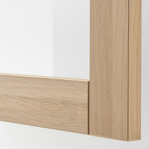 Close-up of a well-crafted wooden frame, smooth and natural in finish.