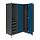 Select colour variation: dark gray/blue