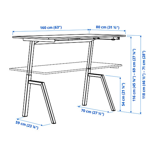 TROTTEN / MARKUS, escritorio+silla. 3 de 10 abrir diálogo