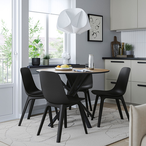 NORRMJÖLE / ODGER, mesa con 4 sillas. 2 de 6 abrir diálogo