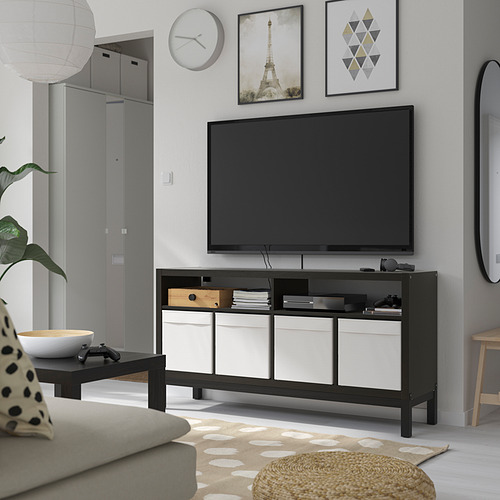 KALLAX, tv bench with underframe. 2 of 5 open dialog