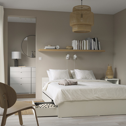 VIHALS, bed frame with 2 storage boxes. 3 of 8 open dialog