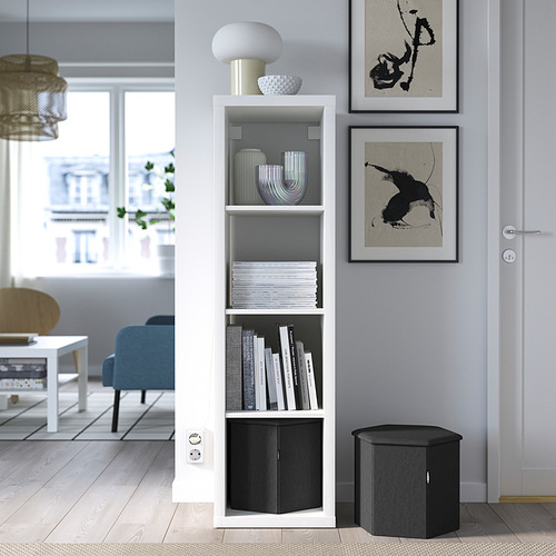 KJUGE, ottoman with storage. 4 of 11 open dialog