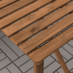 Measurement Illustration - ASKHOLMEN table and 4 folding chairs, outdoor