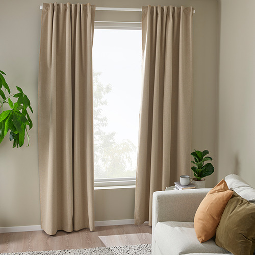 ROSENMANDEL, room darkening curtains, 1 pair. 3 of 12 open dialog