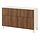 Select colour variation: White / LAPPVIKEN brown walnut effect