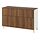 Select colour variation: White-brown walnut / LAPPVIKEN brown walnut effect