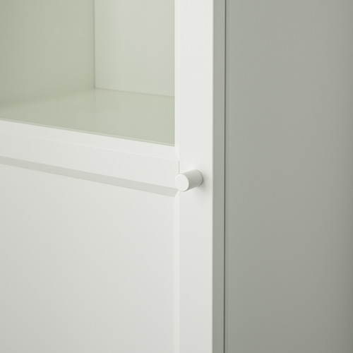 Measurement Illustration - BILLY/OXBERG bookcase whit extendable unit and glass door