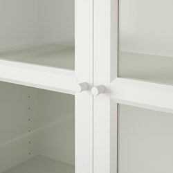 Measurement Illustration - BILLY/OXBERG bookcase with glass doors