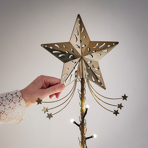 VINTERFINT, estrella para árbol de Navidad. 2 de 3 abrir diálogo