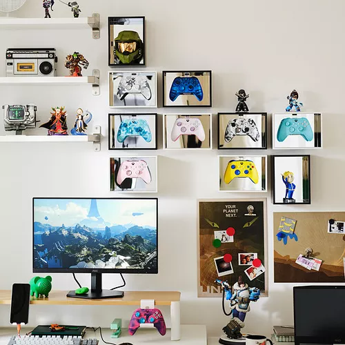 IKEA Puerto Rico - YXSTABY mini vitrina para controles gaming, negro