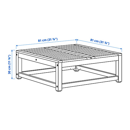 NÄMMARÖ, modular coffee table outdoor. 7 of 7 open dialog