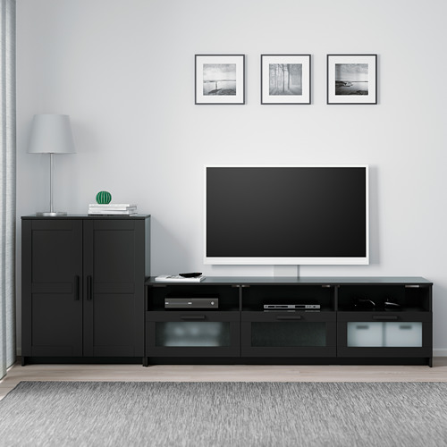 BRIMNES, TV storage combination. 2 of 5 open dialog