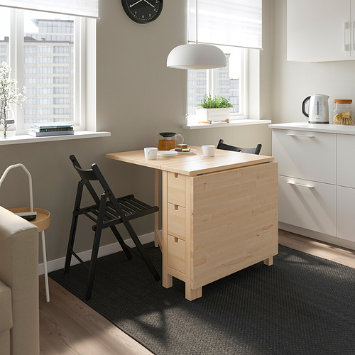 NORDEN, drop leaf dining table. 2 of 5 open dialog